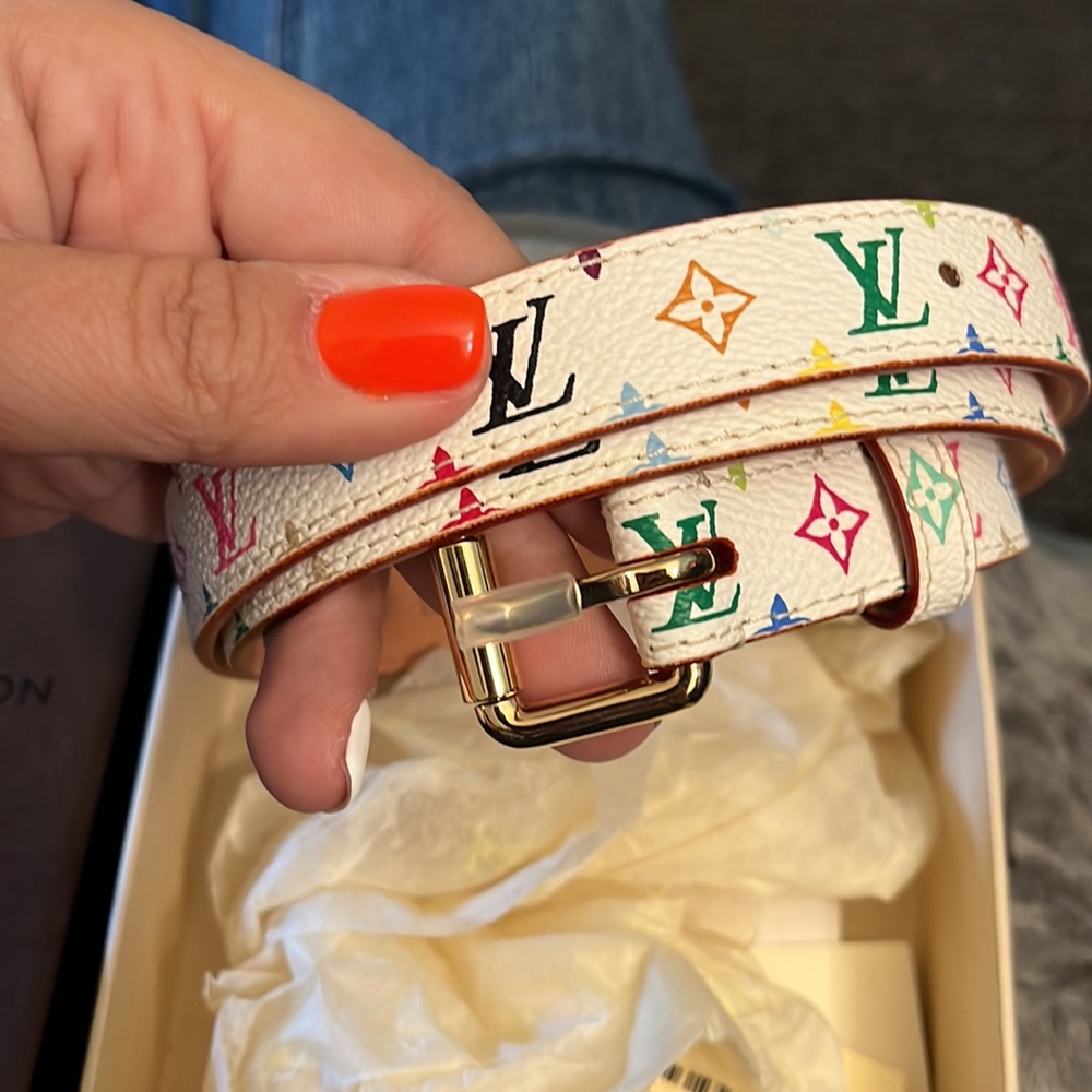 Louis Vuitton belt multi color monogram - Picture 6 of 16